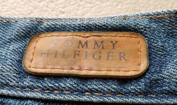Womens TOMMY HILFIGER JEANS W 32 L 30 Regular Fit RRP Blue Denim No. 77