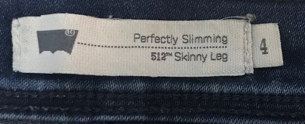 Womens LEVIS 512 Skinny Fit Jeans W 27  L 32  No. 469
