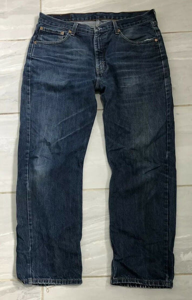 LEVIS 751 Jeans Mens W 36 L 30 Straight Fit Blue Denim No 720