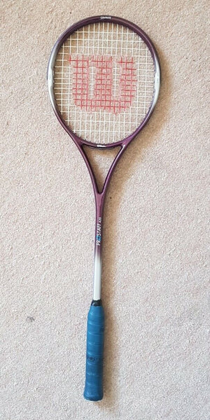 Wilson Prostaff 420 Squash Racket with Case Purple Graphite Mid Size
