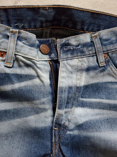 LEVIS 519 Jeans Mens W 30 L 34 Slim Fit Low Rise Blue Fade Denim New With Tags