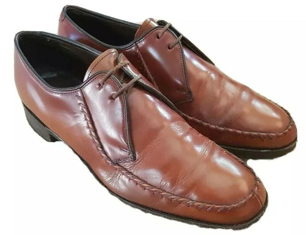 MENS BARKER SHOES PITNEY DERBY Mens UK 6.5 EU 40 Brown Leather Handmade RRP £200