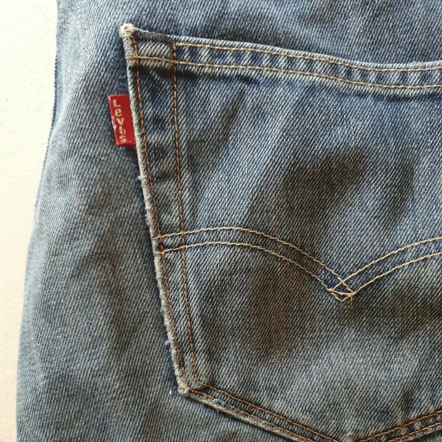 LEVIS 751 JEANS Mens W 34 L 34 Classic Fit Blue Denim Red Tab No 85