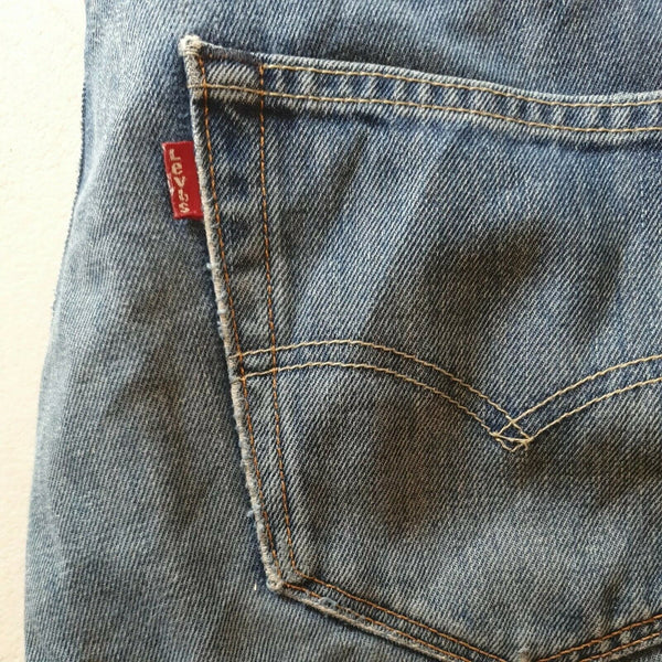 LEVIS 751 JEANS Mens W 34 L 34 Classic Fit Blue Denim Red Tab No 85