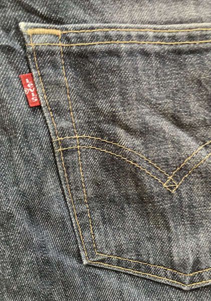 LEVIS 525 JEANS W 28 L 29 VINTAGE BLUE DENIM RED TAB BOOTCUT FIT (197)