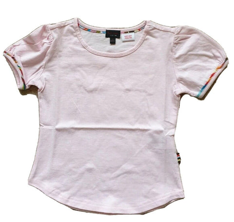PAUL SMITH TSHIRT Girls Pink Age 3 - 4 Cotton New With Tags