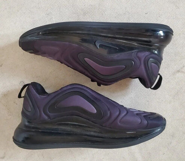 NIKE Air Max 720 GS Trainers Sneakers Womens UK 4.5 EU 37.5 All Black MINT