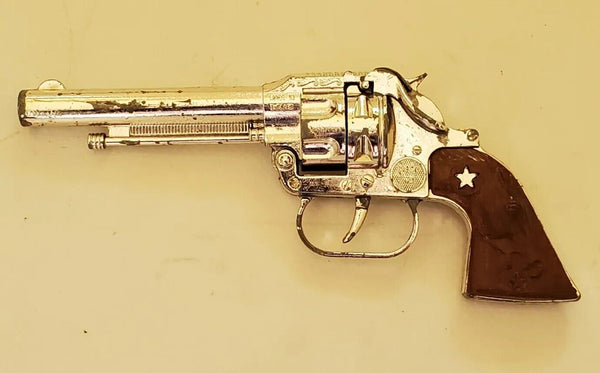 LONE STAR CISCO KID Toy With Leather Holster Vintage 1950's