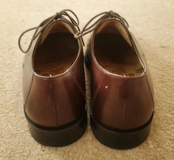 LOAKE QUINN SHOES Mens UK 6.5 EU 40 Brown Seam Stitched Goodyear Welted
