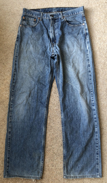 LEVIS 512 JEANS Mens W 34 L 34 Classic Fit Blue Denim No. 1225