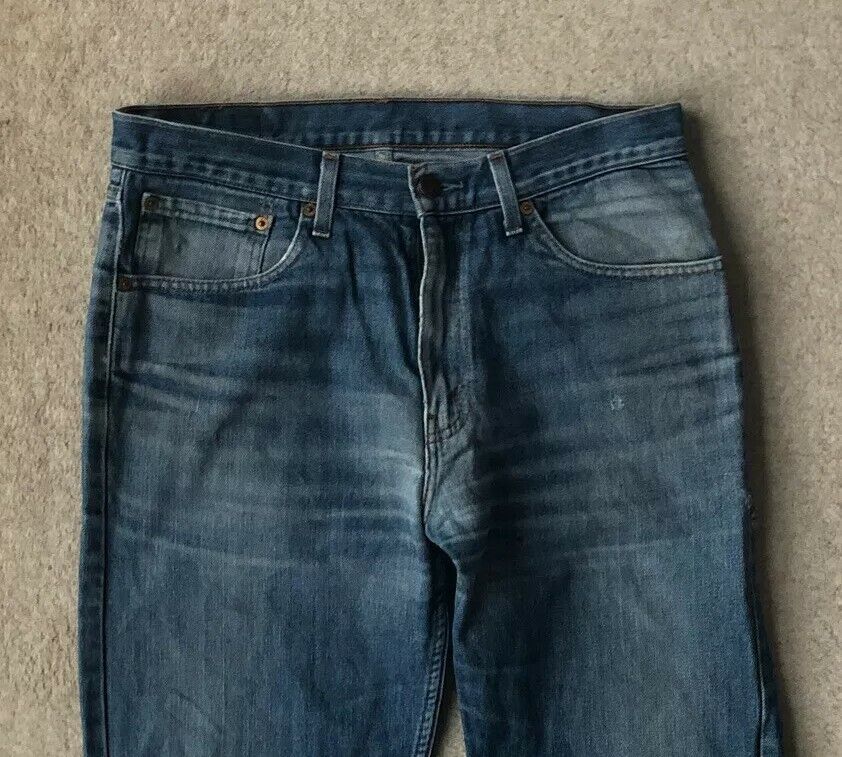 LEVIS 581 Jeans W 33 L 30 Blue Denim Regular Fit Red Tab No 1305