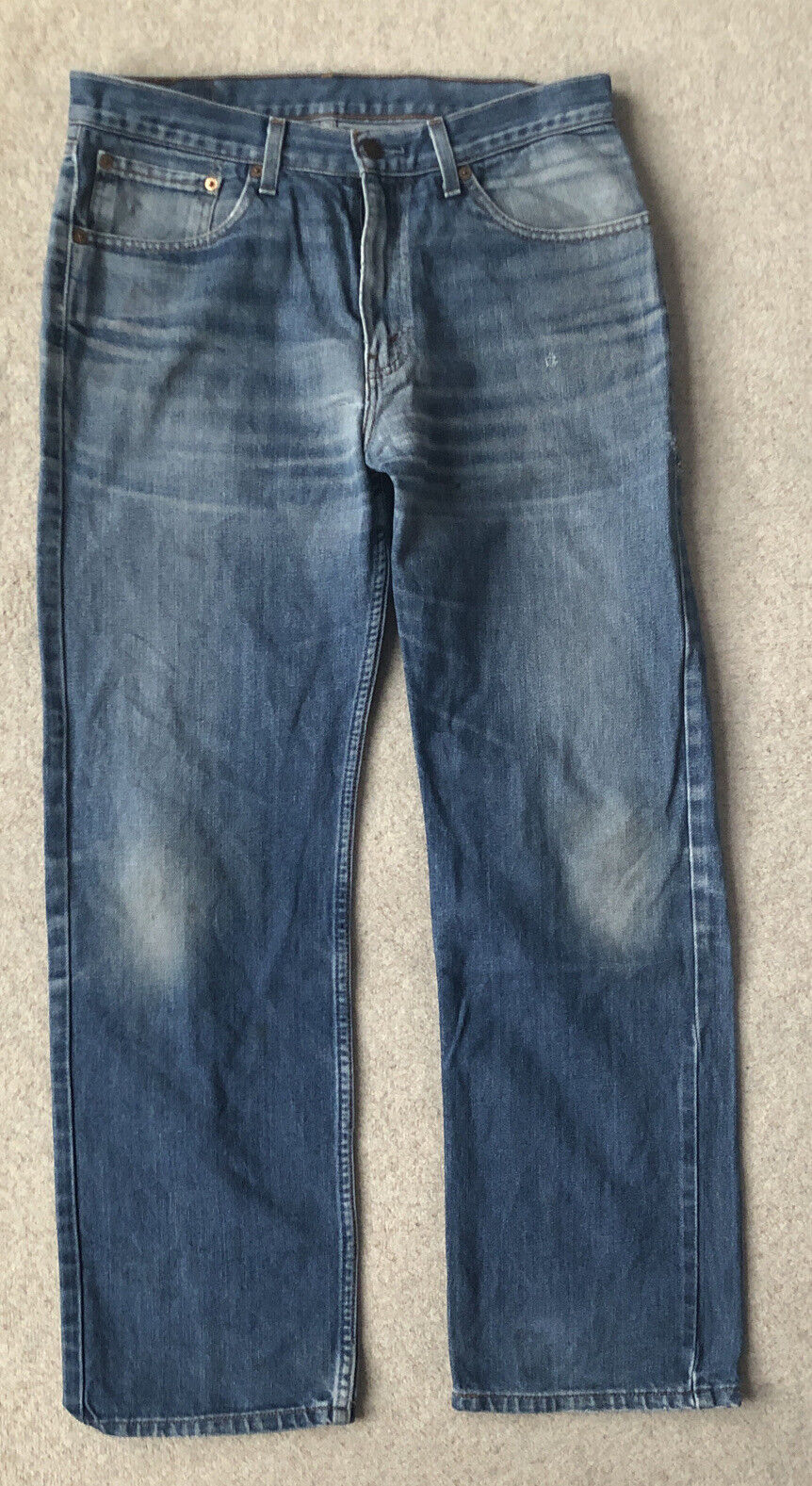 LEVIS 581 Jeans W 33 L 30 Blue Denim Regular Fit Red Tab No 1305