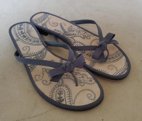 CLARKS Tralee Sandals Thong Flip Flops Womens UK 6 EU 39.5 Blue New In Box