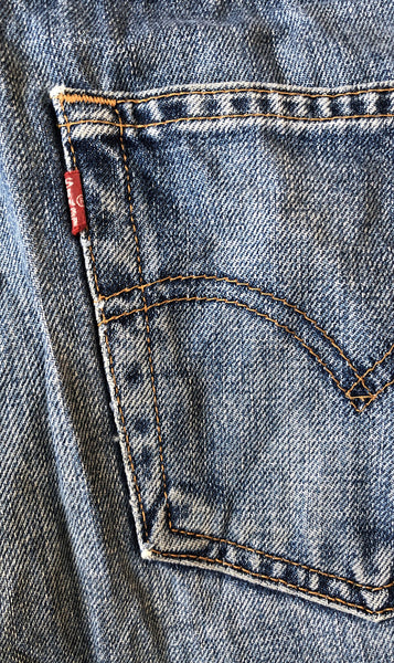 LEVIS 512 JEANS Mens W 34 L 34 Classic Fit Blue Denim No. 1225