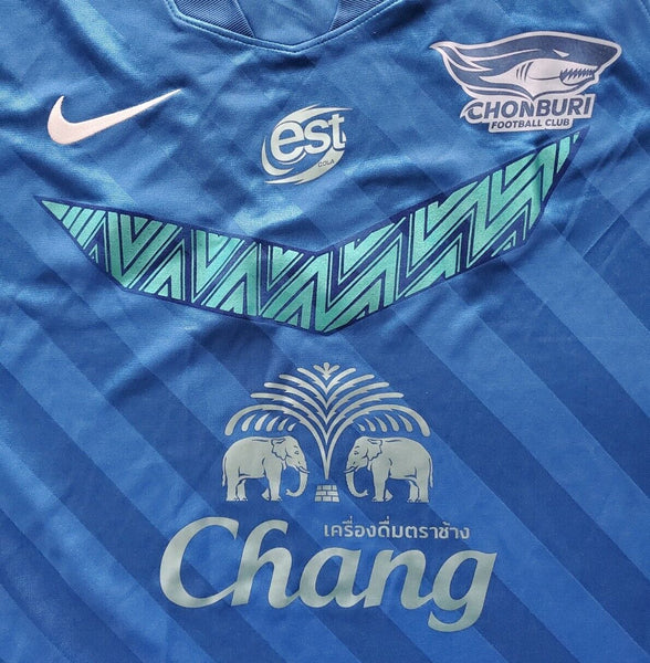 CHONBURI FC Thailand 2021 Football Shirt Jersey Nike Mens Eu M Asia Xl - New
