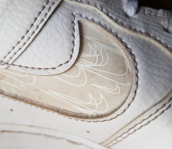 NIKE AIR FORCE 1 LV8 White Blue Womens Uk 6 Eu 39 Leather
