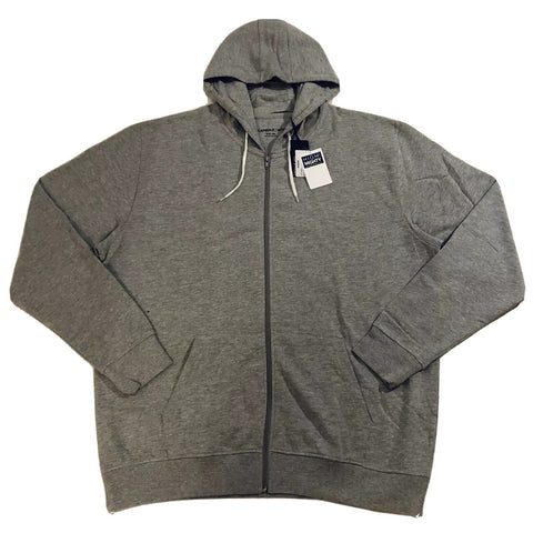 High and Mighty Hoodie Sweatshirt Grey Mens Size XL 50 Inch Chest