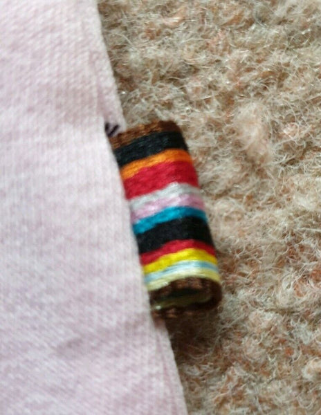 PAUL SMITH T Shirt Baby Grow Girls Pink Signature Stripe Age 3 - 4 Cotton