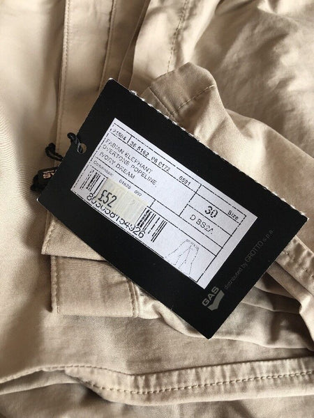GAS TROUSERS JEANS BOOTLEG FIT Womens 30 W 36 L White £52