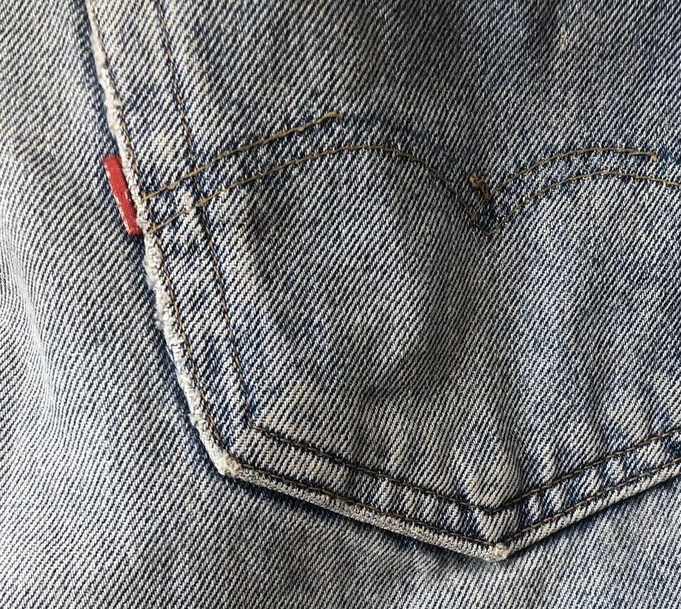 LEVIS 501 Jeans W 33 L 34 Blue Denim Regular Fit Red Tab No 1311