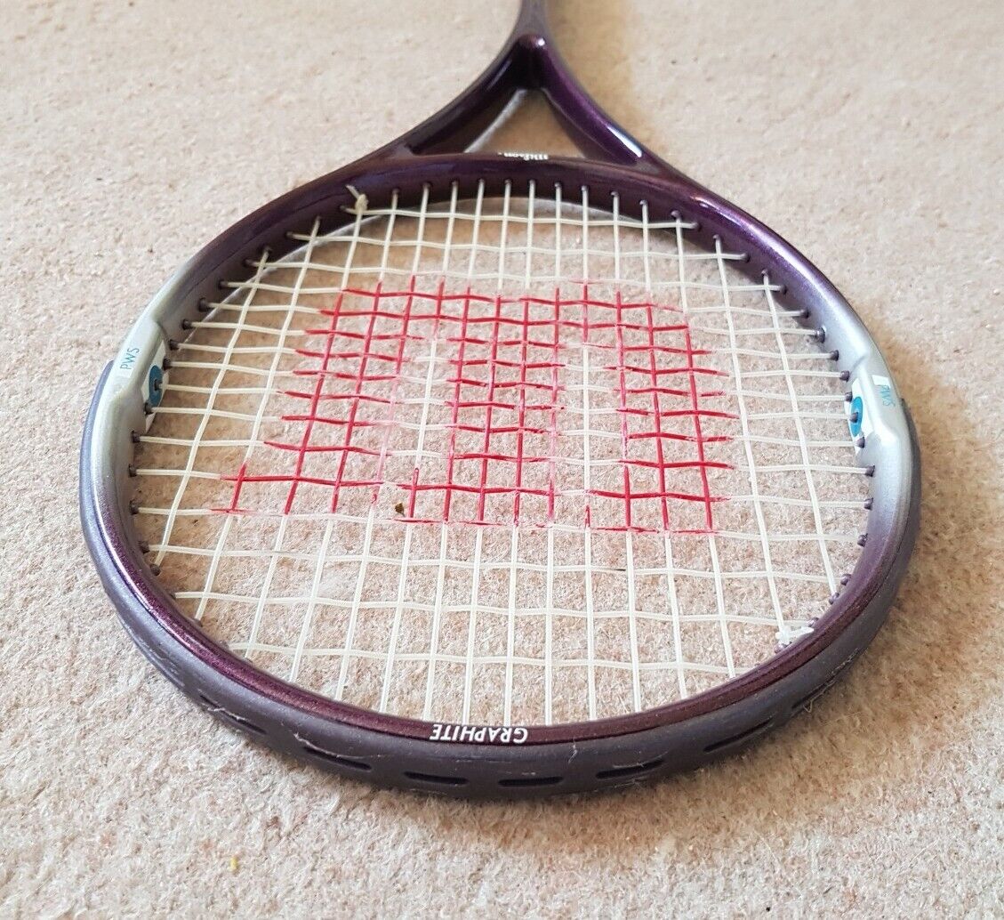 Wilson Prostaff 420 Squash Racket with Case Purple Graphite Mid Size