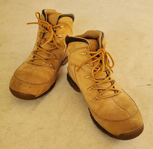 TIMBERLAND Boots Womens UK 5 EU 38 Euro Sprint Hiker Tan Nubuck Trim In Leather