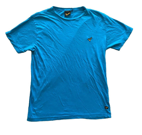Voi Jeans Mens Tshirt Small Turquoise Blue