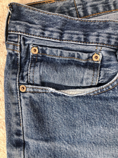LEVIS 751 JEANS Mens W 38 L 32  Classic Fit Blue No 1318