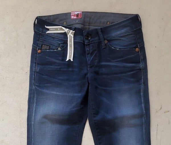 Womens G-STAR RAW Jeans Midge Straight 27 x 32 Slim Denim No 6