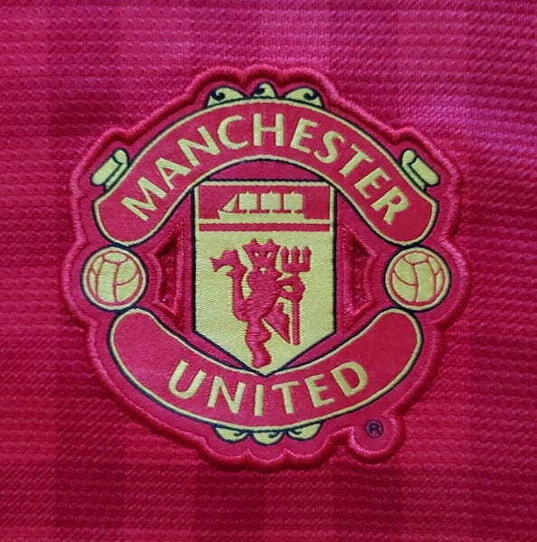 MANCHESTER UNITED 2012 Football Shirt Jersey Nkosi 36 Nike AON Prem Patches Sz M