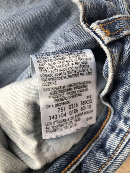 LEVIS 751 JEANS Mens W 38 L 32  Classic Fit Blue No 1318