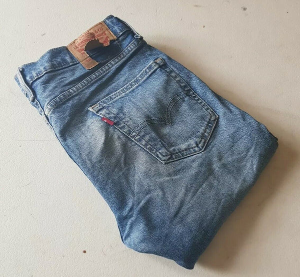LEVIS 511 JEANS Mens W 32 L 31 Vintage Blue Denim Red Tab Skinny Fit (94)