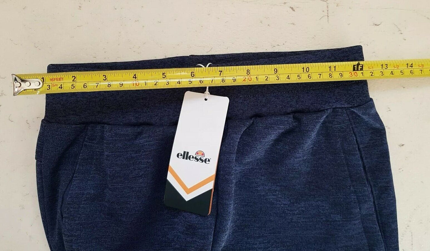 ELLESSE Joggers Youth Boys M 26-28 Waist Navy Blue