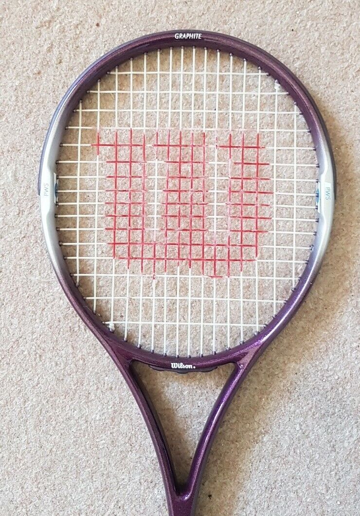 Wilson Prostaff 420 Squash Racket with Case Purple Graphite Mid Size