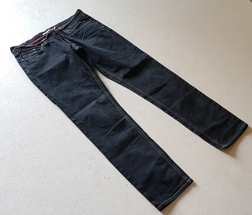 Womens TOMMY HILFIGER JEANS W 29 L 34 Slim Fit Black No. 59