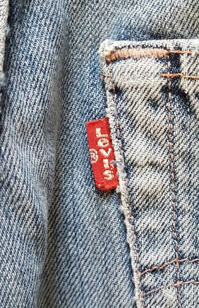 LEVIS 501 Shorts Cut-Off W 30 Vintage Blue No 8