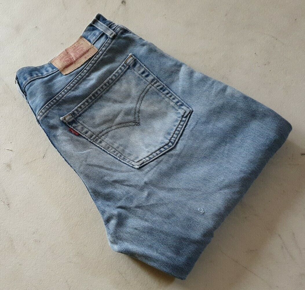 LEVIS 521 Jeans Mens W 36 L 31 Vinyage Blue Denim Red Tab Regular Fit No 165
