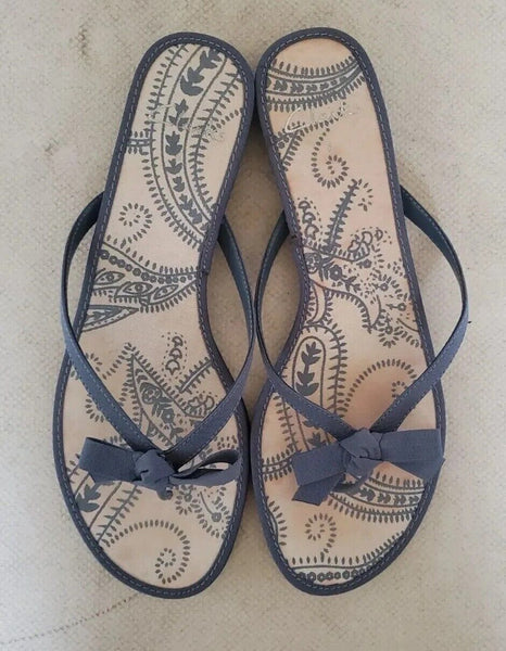 CLARKS Tralee Sandals Thong Flip Flops Womens UK 6 EU 39.5 Blue New In Box