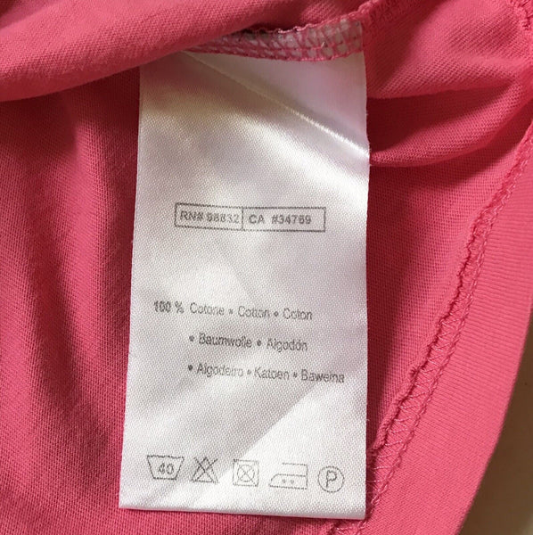 Vintage KAPPA T Shirt Womens S Pink BIG Logo
