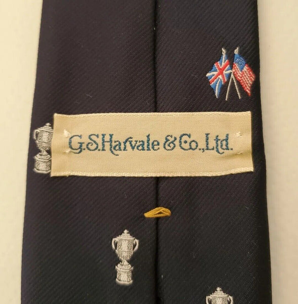 Vintage Ryder Cup 1970's USA v Britain Navy Blue - New Unused In Box