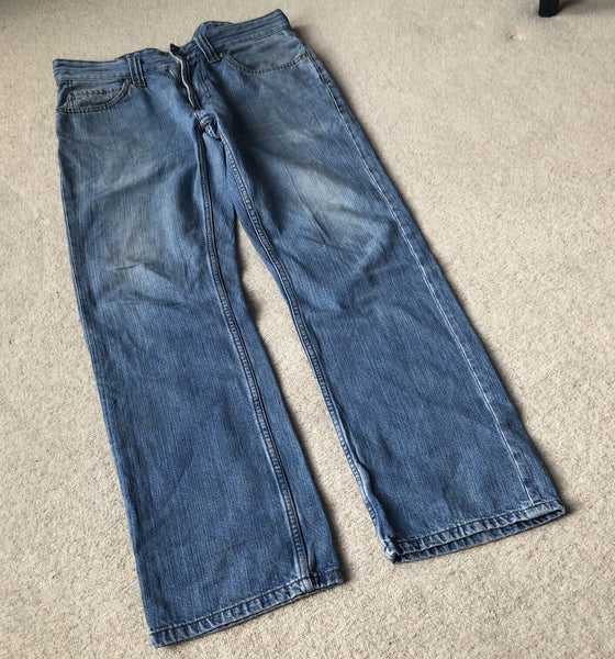 LEVIS 506 Jeans W 32 L 32 Blue Denim Regular Fit Red Tab No 1303