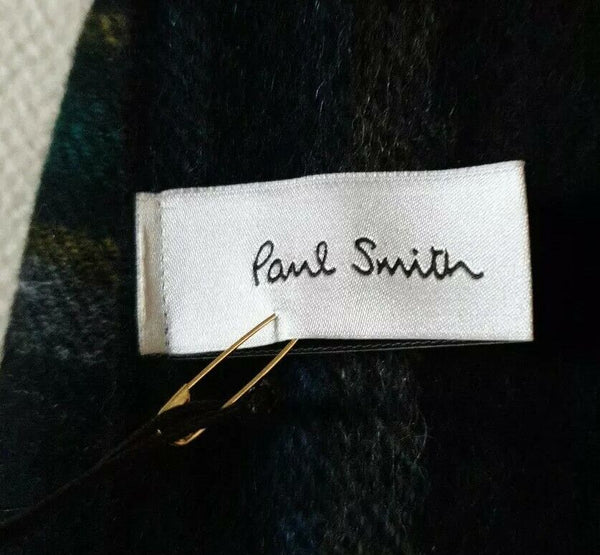 PAUL SMITH SCARF SIGNATURE STRIPES PURE LAMBSWOOL BNWT MADE in UK RRP £140