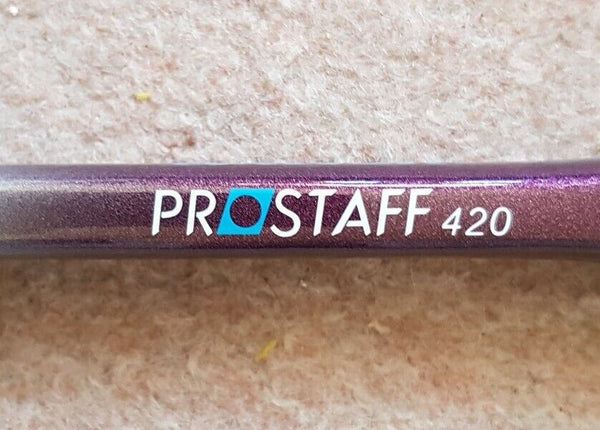 Wilson Prostaff 420 Squash Racket with Case Purple Graphite Mid Size