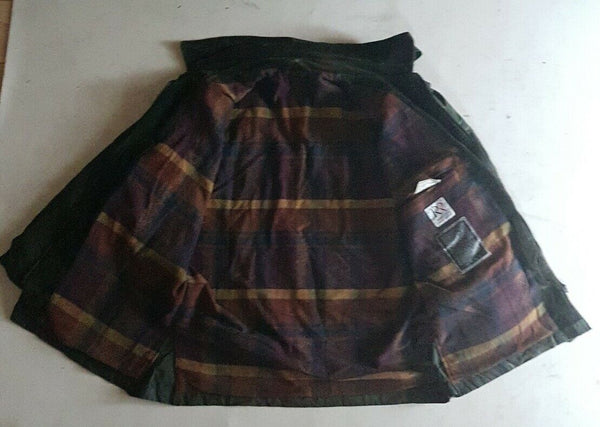 ROBERT RED Wax Jacket Coat Mens XL Green Waxed Cotton Vintage Made In UK No 59