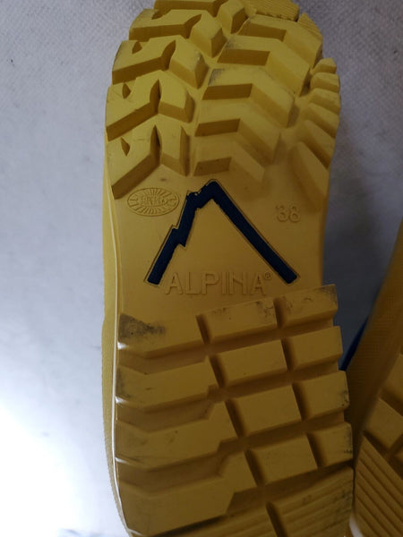 SUPERGA ALPINA BOOTS Royal Yellow Womens Uk 5 Eu 38 Waterproof Rrp £160