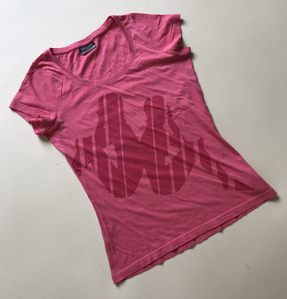 Vintage KAPPA T Shirt Womens S Pink BIG Logo