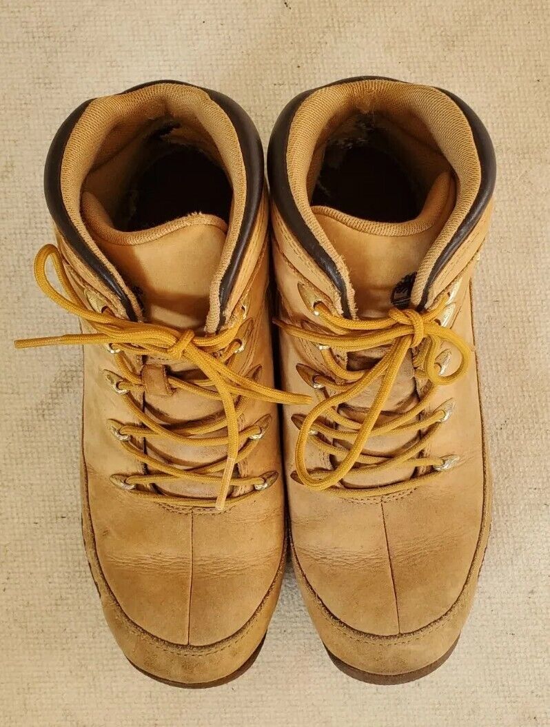 TIMBERLAND Boots Womens UK 5 EU 38 Euro Sprint Hiker Tan Nubuck Trim In Leather