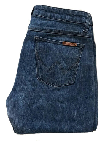Womens WRANGLER BOOTCUT JEANS Stretch W 30 L 30 Blue Denim