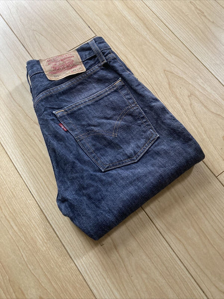 LEVIS 525 JEANS W 28 L 29 VINTAGE BLUE DENIM RED TAB BOOTCUT FIT (197)