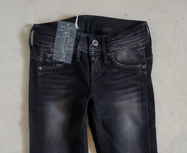 Womens G-STAR RAW Jeans Cooper Skinny 27 x 32 Black Stretch No 17